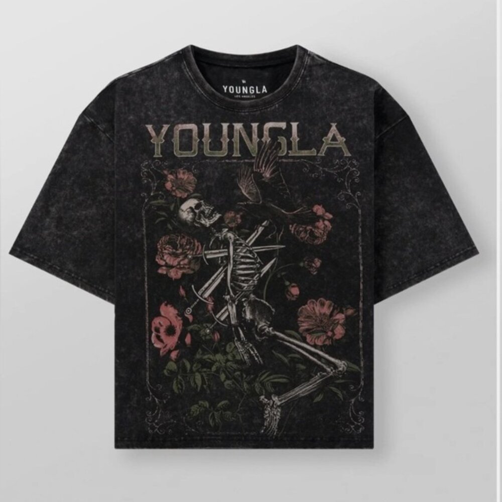 NWT YOUNG LA CROPPED T-Shirt - Picture 8 of 8